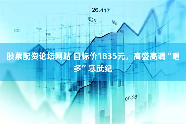股票配资论坛网站 目标价1835元，高盛高调“唱多”寒武纪